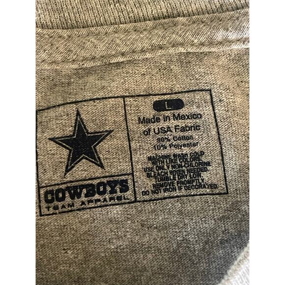 Dallas Cowboys  Large Men's Team‎ Apparel Long Sleeve T Shirt - Picture 3 of 9